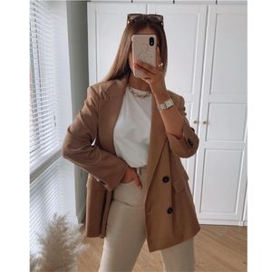 New Zara blazer with satin / silky finish and shoulder pads Bloggers fav